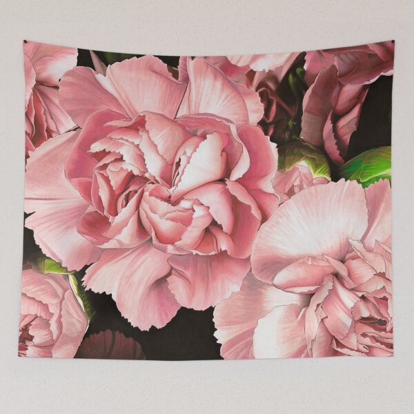 Item preview, Pink Carnation Flowers designed and sold by ErinNicholls.