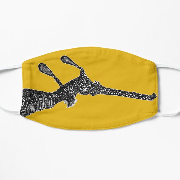 George the Weedy Sea Dragon Flat Mask