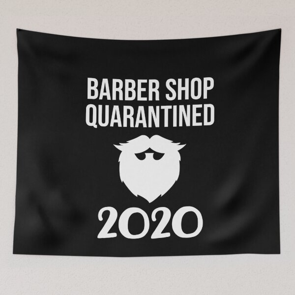 Item preview, Barber Shop Quarantined  designed and sold by Merch By ika.