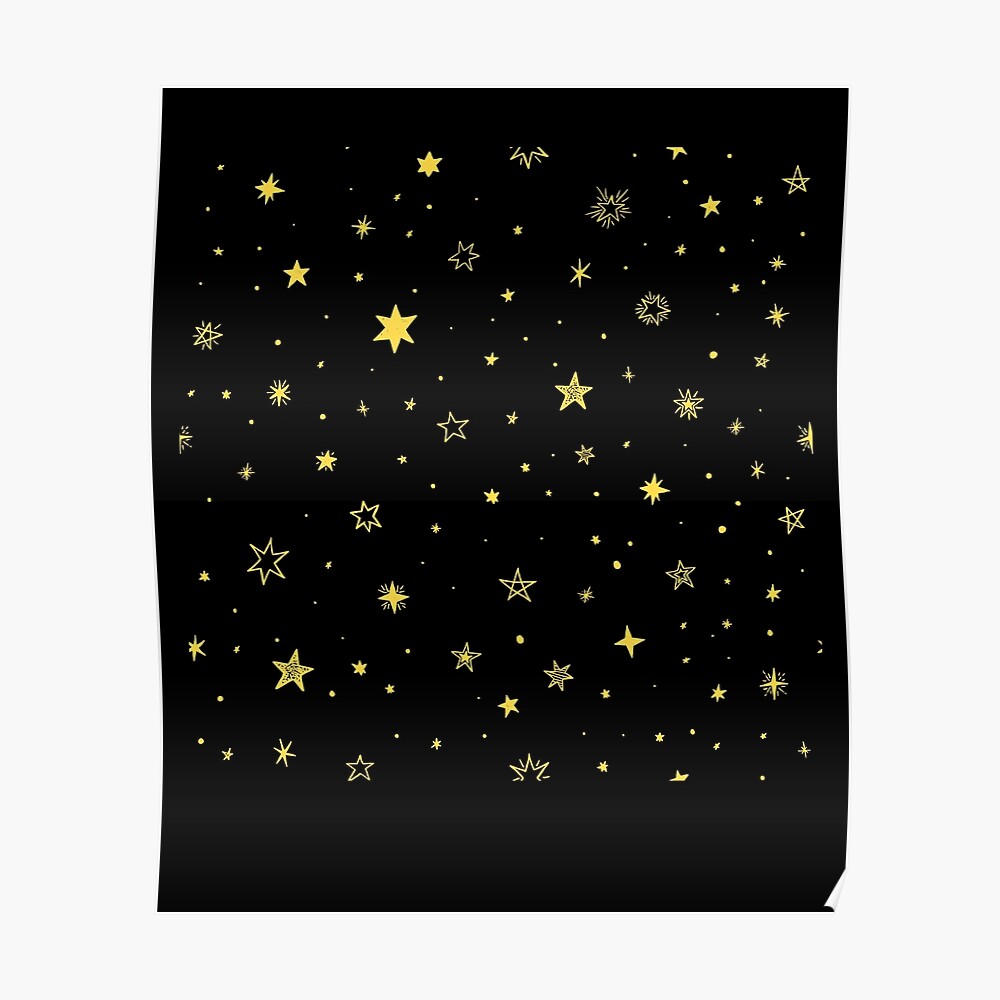 Download Yellow Stars In Black Background Mask By Oussamabrg Redbubble PSD Mockup Templates