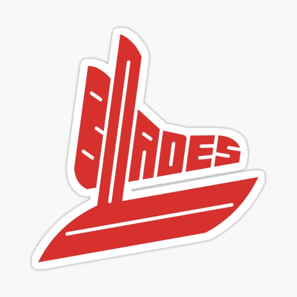 Item preview, Blades Hockey Skate Logo designed and sold by FanSportsSpot.
