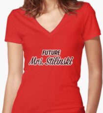 Future Mrs. Stilinski Women's Fitted V-Neck T-Shirt