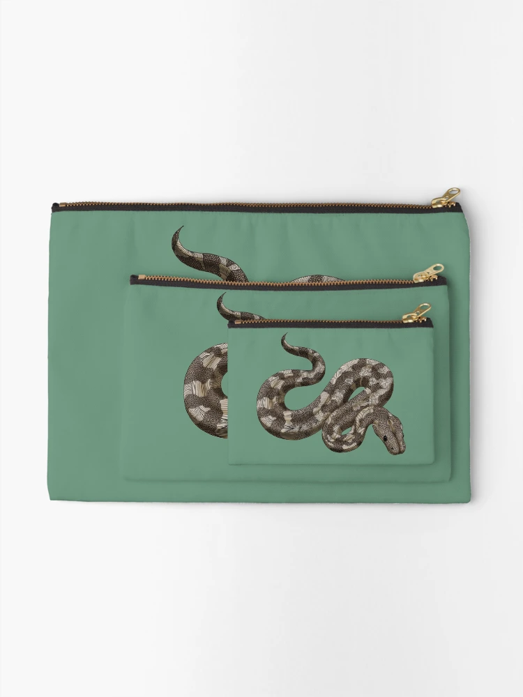 Thumbnail 2 of 4, Zipper Pouch, Snake - Ball Python designed and sold by MagicMama.