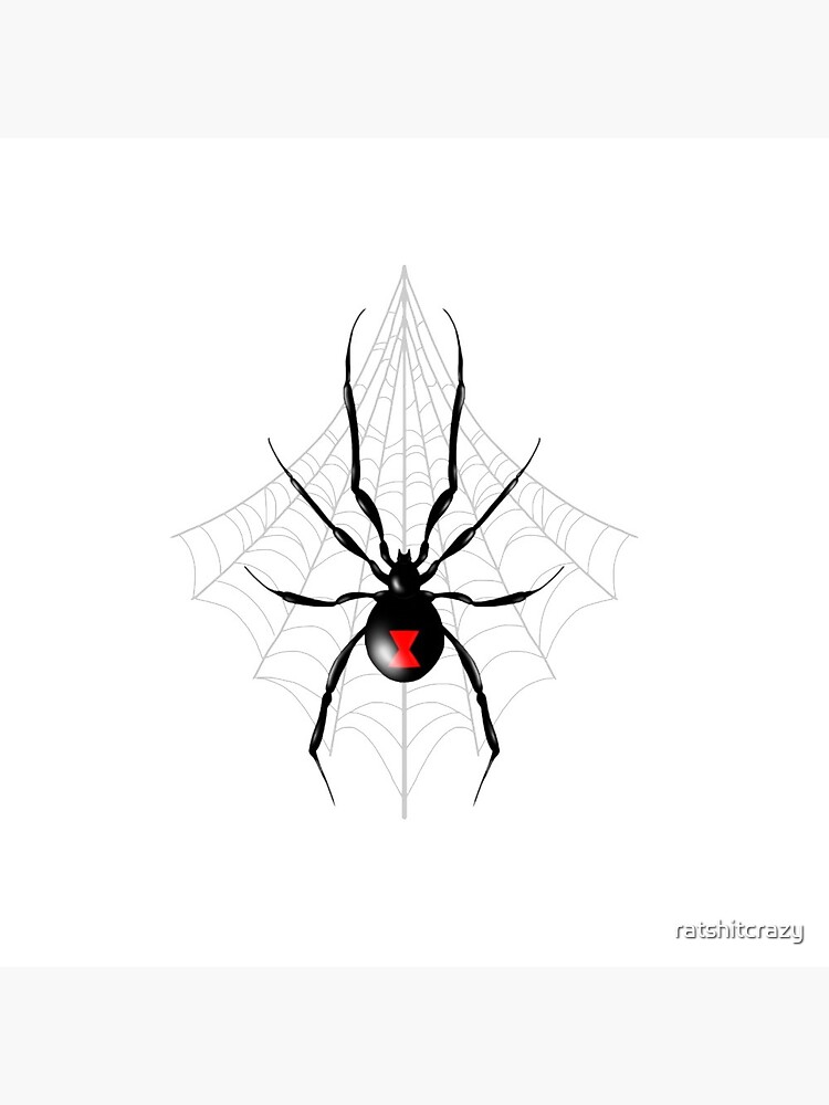 black widow drawing tattoo