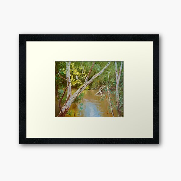 Item preview, Billabong in Darebin Wetlands designed and sold by Dai Wynn Fine Art.