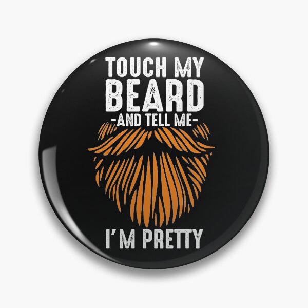 Item preview, Funny Ginger Touch my beard and tell me I'm pretty cool gift for bearded men red facial hair  designed and sold by alenaz.
