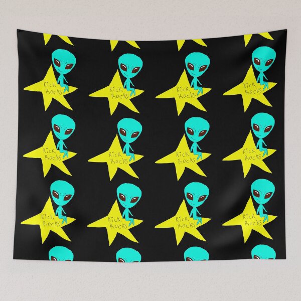 Item preview, kick rocks alien designed and sold by GroovySmolBean.