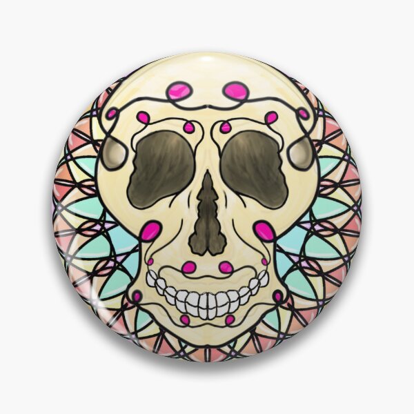 Item preview, Stain Glass Skull designed and sold by d0odleno0dle.