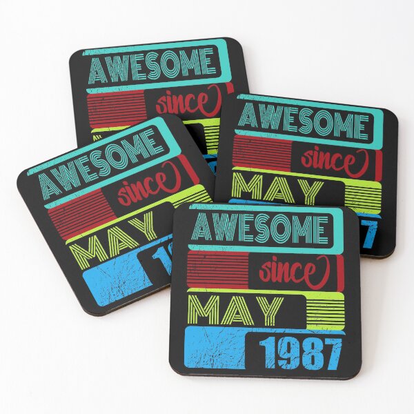 Item preview, 33th birthday awesome since May 1987 designed and sold by shurikaner.