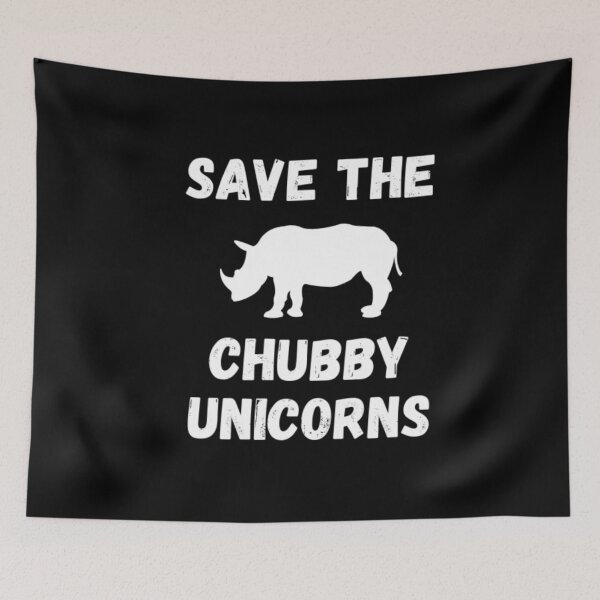 Item preview, Save the Chubby Unicorns designed and sold by CatMonkStudios.