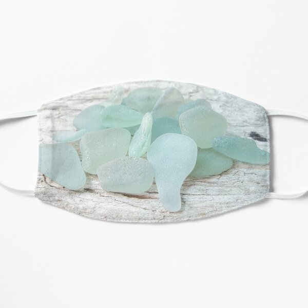 Sea Foam Sea Glass Bright and Pale Mask
