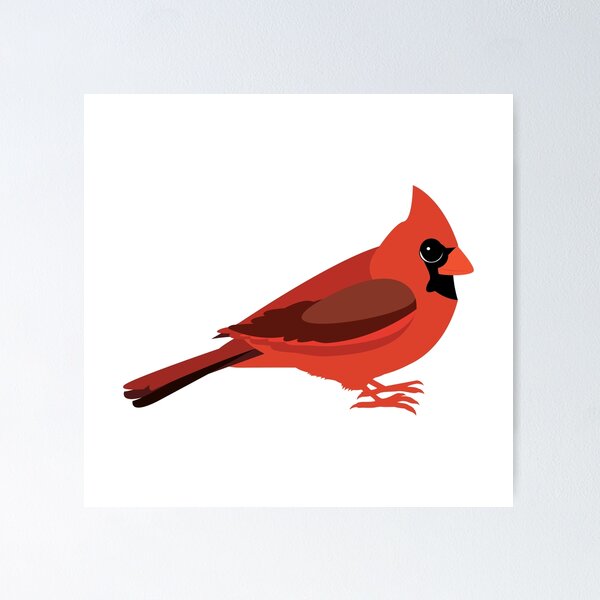 Cartoon Cardinal Posters for Sale