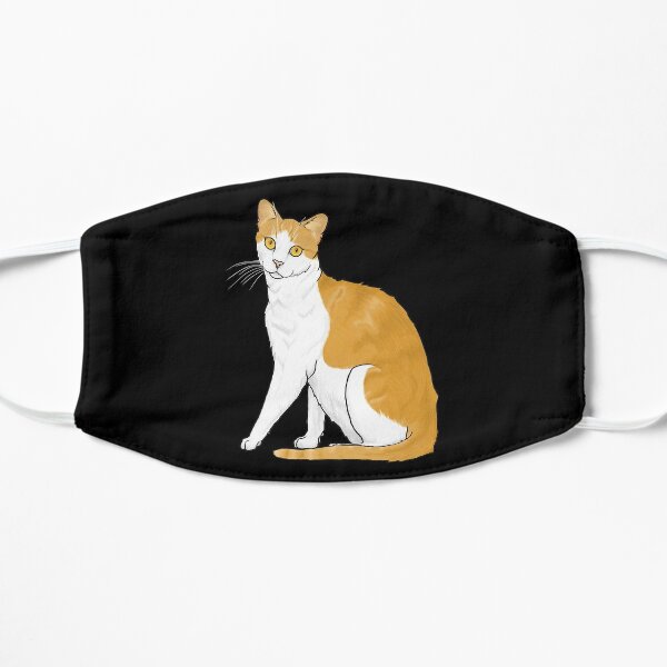 Orange And White Face Masks Redbubble - il zebra cat ears tail roblox