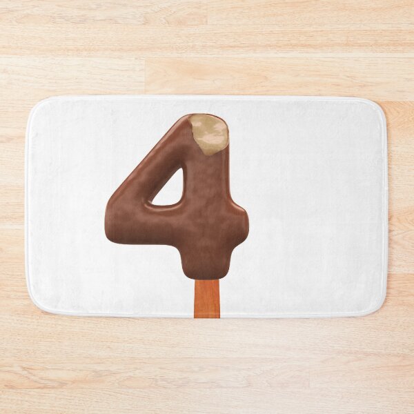 Item preview, 4 Ice Cream Four Number 3d Chocolate designed and sold by HelloFromAja.