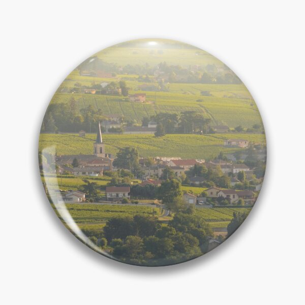 Item preview, Sunrise over Saint Etienne des Oullieres village at Beaujolais designed and sold by Gaël FONTAINE.
