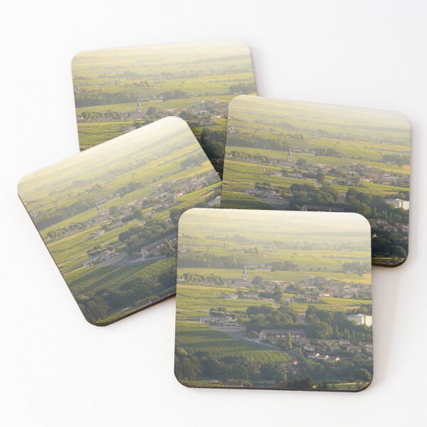 Item preview, Sunrise over Saint Etienne des Oullieres village at Beaujolais designed and sold by Gaël FONTAINE.