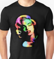 Marilyn Monroe Rainbow Colors Unisex T-Shirt