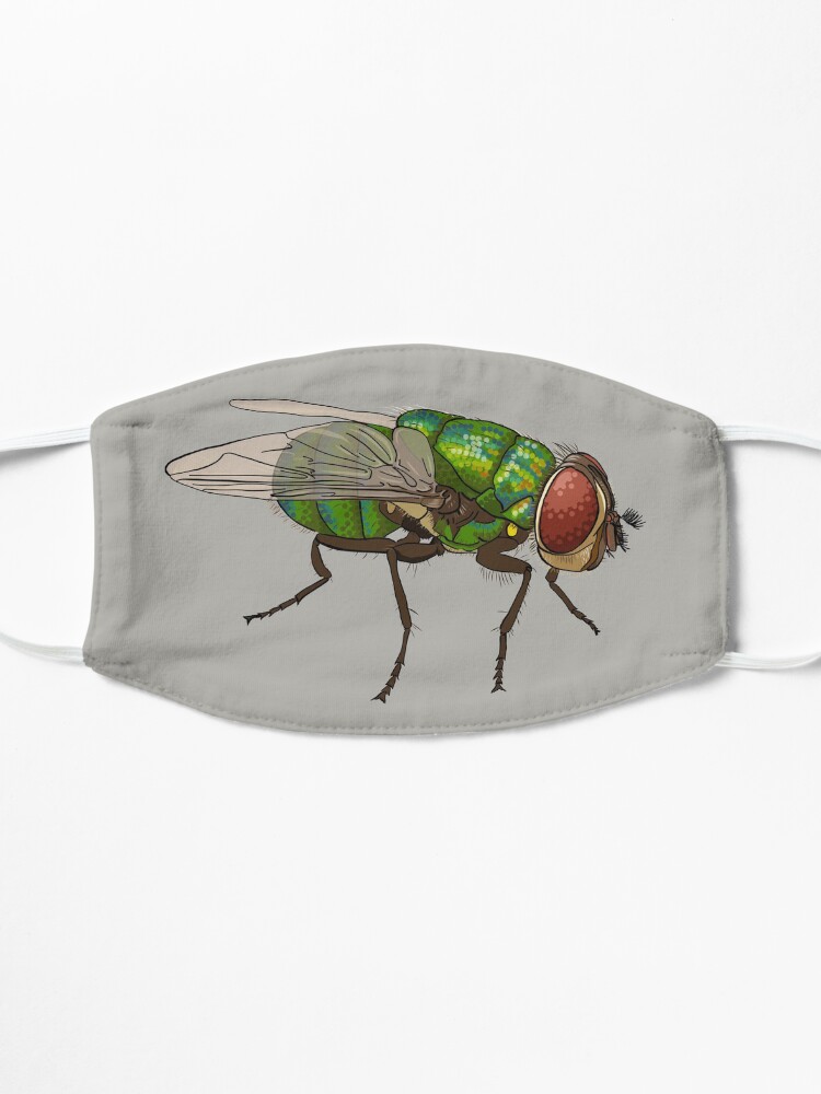 Alternate view of Chrysomya megacephala blowfly Mask