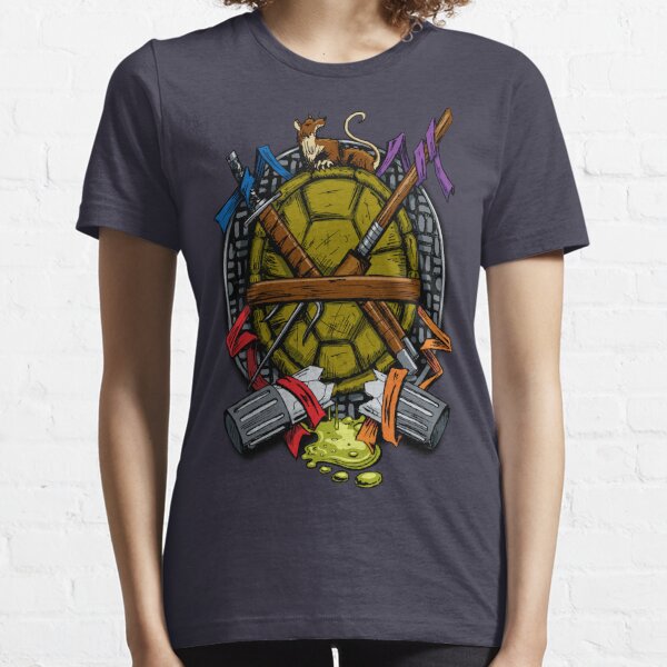 Mademark x Teenage Mutant Ninja Turtles - Womens Leonardo The Cool Guy Among The Team V-Neck T-Shirt