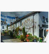 Hawkshead...The Honeypot and Ivy Covered Cottage With Jam Jars Poster