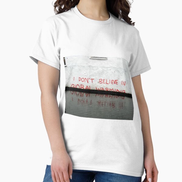 Item preview, I Don't Believe In Global Warming, Banksy designed and sold by Rhiannon  Pendlebury.