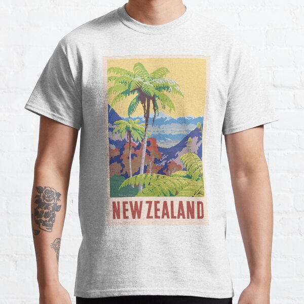 Item preview, Vintage New Zealand Print designed and sold by Go-Postal.
