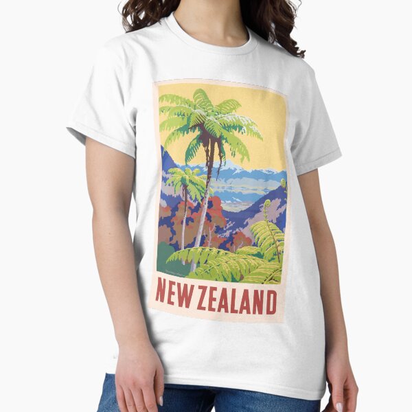 Item preview, Vintage New Zealand Print designed and sold by Go-Postal.
