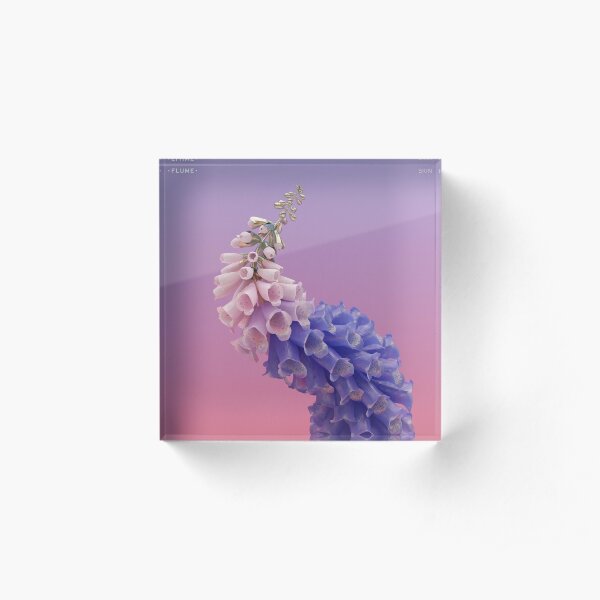 Flume Skin flower Acrylic Block