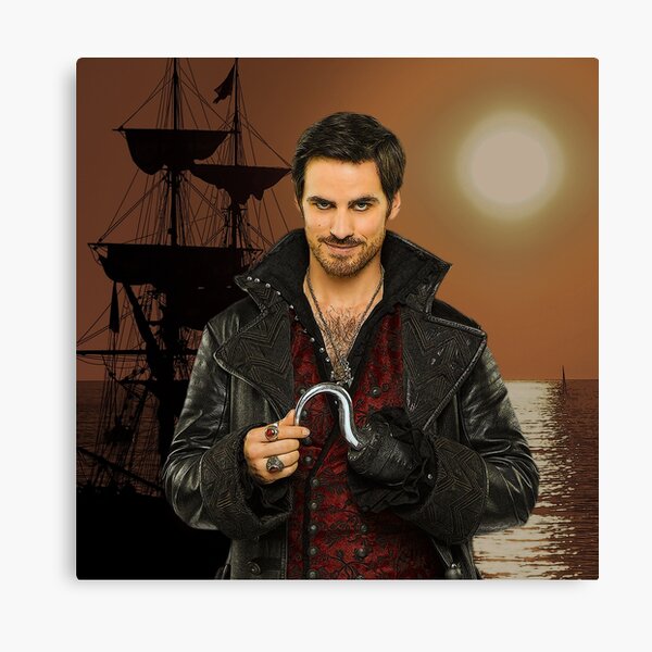 Captain Hook Comic Poster "Sunset" Logoless Design Canvas Print
