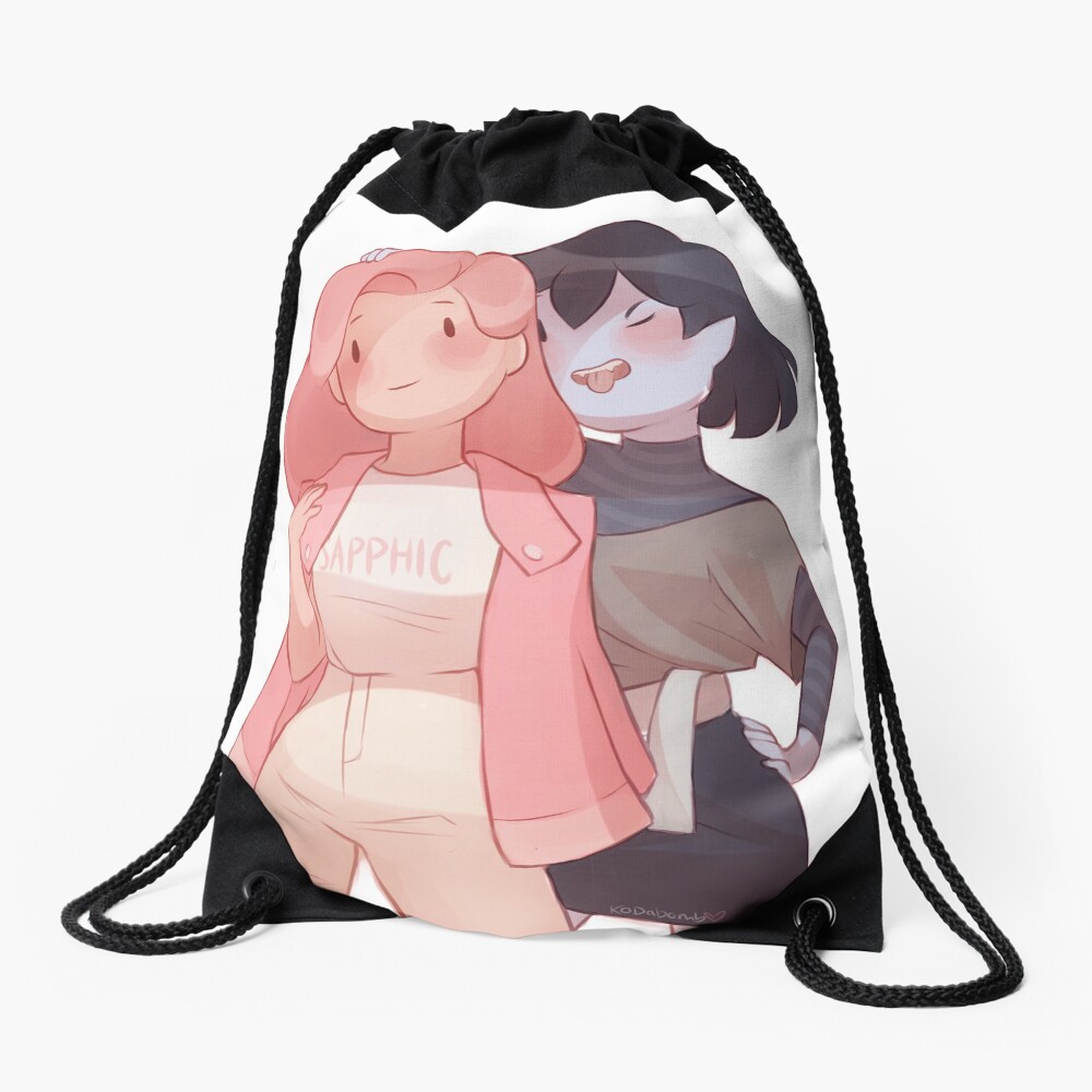 Bubbline Sapphic Drawstring Bag