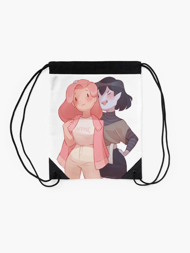 Alternate view of Bubbline Sapphic Drawstring Bag
