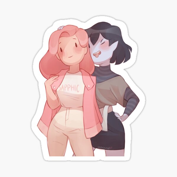 Bubbline Sapphic Sticker