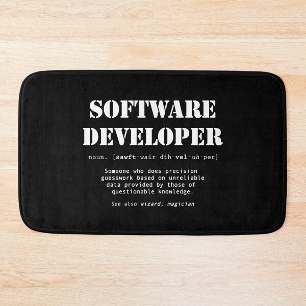 Item preview, Funny Software Developer Dictionary Definition  designed and sold by Stageystuff.