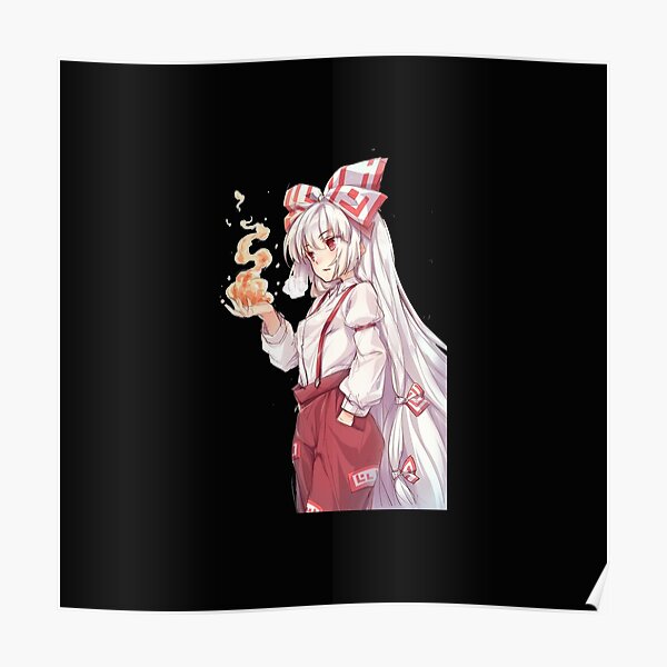 Fiery Immortal waifu, Fujiwara no Mokou Poster