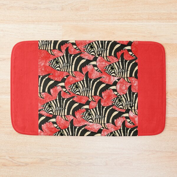 Item preview, Zebra Fish 3 Red Background designed and sold by joanstratton.