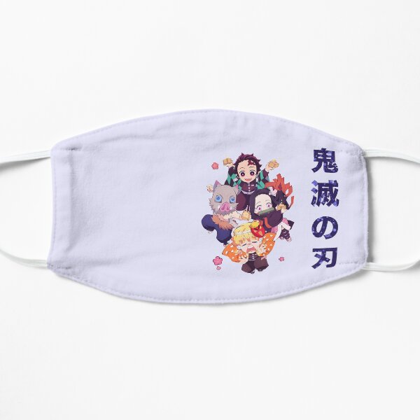 Demon Slayer Chibis Flat Mask