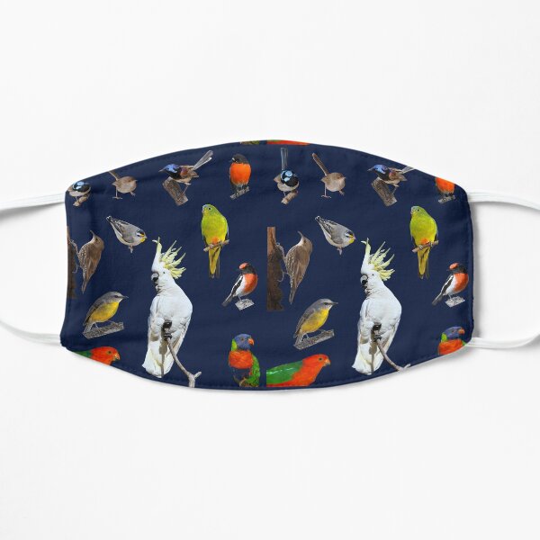 Australian Woodland Birds 5 Flat Mask