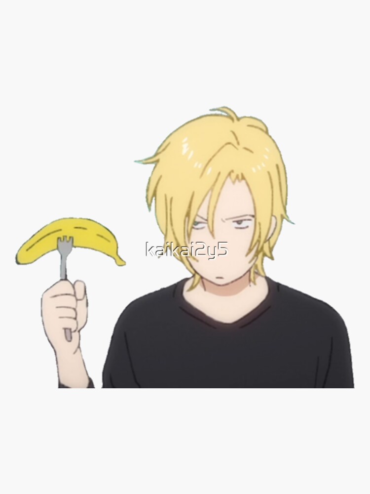 Banana Fish Edit Stickers Redbubble