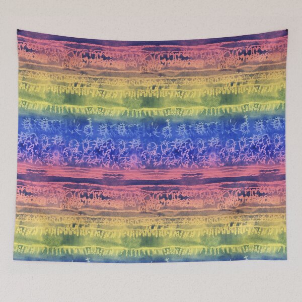 Item preview, Hippie, cute, artistic, rainbow color design.  designed and sold by AniaPatterns.