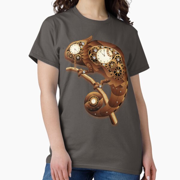 Item preview, Steampunk Chameleon Vintage Retro Style Machine designed and sold by BluedarkArt.