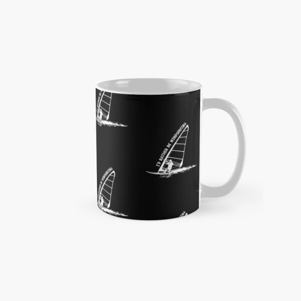 Rather Be WIndsurfing Classic Mug