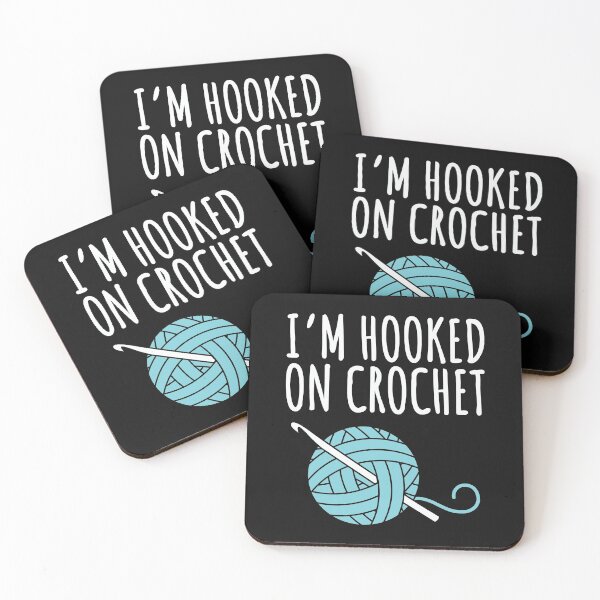 Item preview, Hooked on Crochet - gift idea for Women Girls who Love Crocheting designed and sold by EstelleStar.