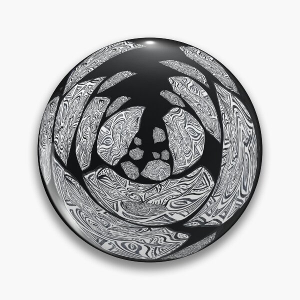 Item preview, Black Paisley Orb designed and sold by KazM.