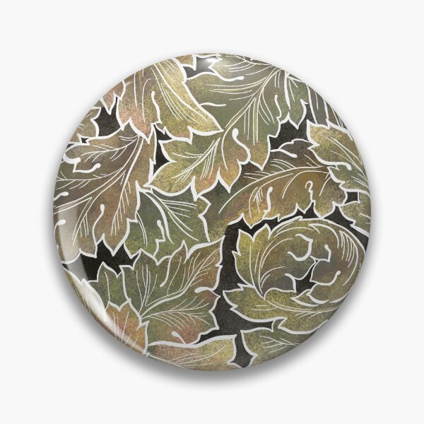 Item preview, William Morris inspired leaves designed and sold by Gaia Marfurt.