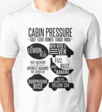 Cabin pressure moments Unisex T-Shirt