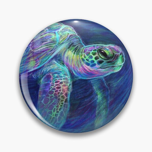 Item preview, Turtle Surf (Circle) designed and sold by Carissa LaPreal.
