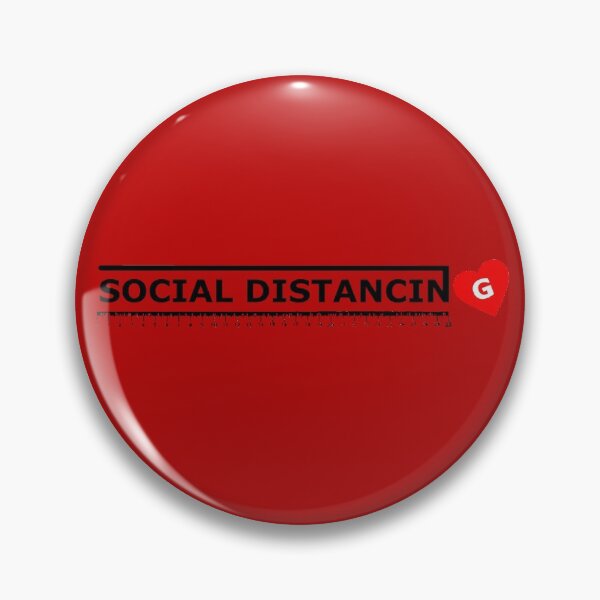 Item preview, Social Distancing #RedBubble designed and sold by JaysonBangit.