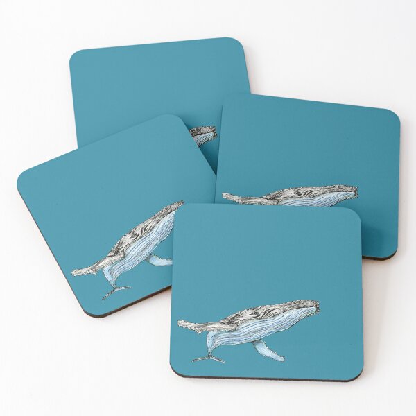 Item preview, Humpback Whale Illustration designed and sold by bslatecreations.