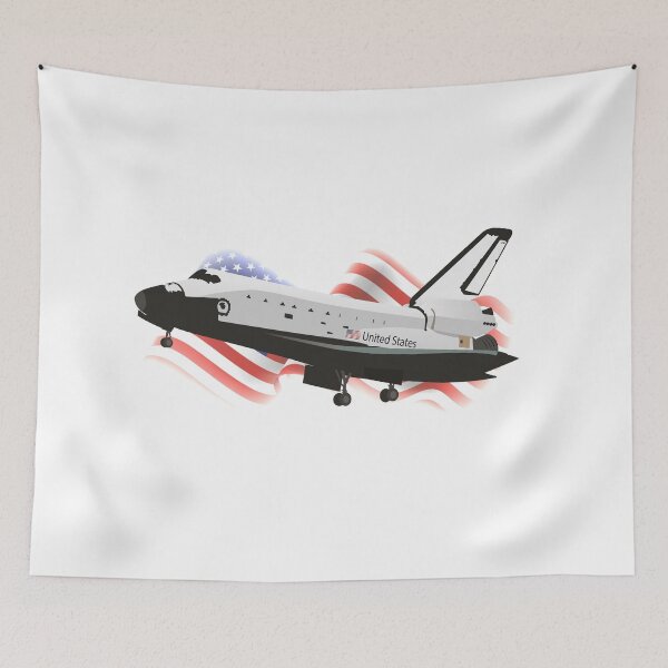 Item preview, Space Shuttle with American Flag designed and sold by NorseTech.