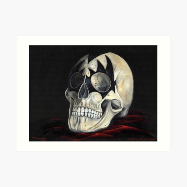 KISS Skull: The Demon Art Print